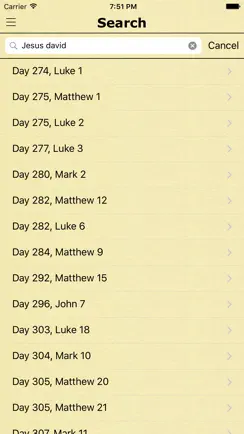 Chronological Bible in a Year - KJV Daily Reading iPhone image 4