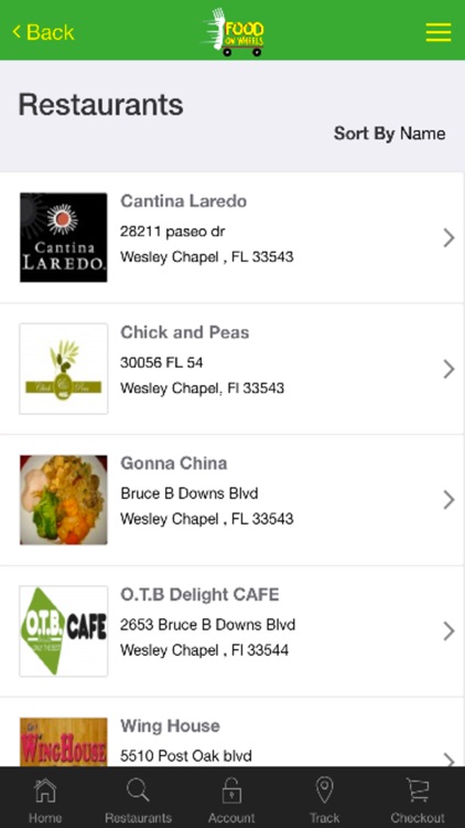 Food On Wheels Restaurant Delivery Service