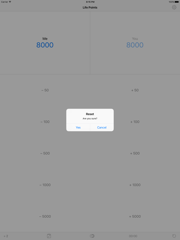 YugiCalc Life Point Calculator