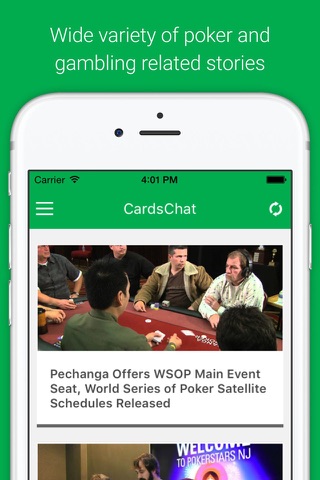 CardsChat Poker News screenshot 2