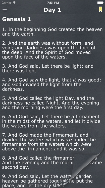 Chronological Bible in a Year - KJV Daily Reading