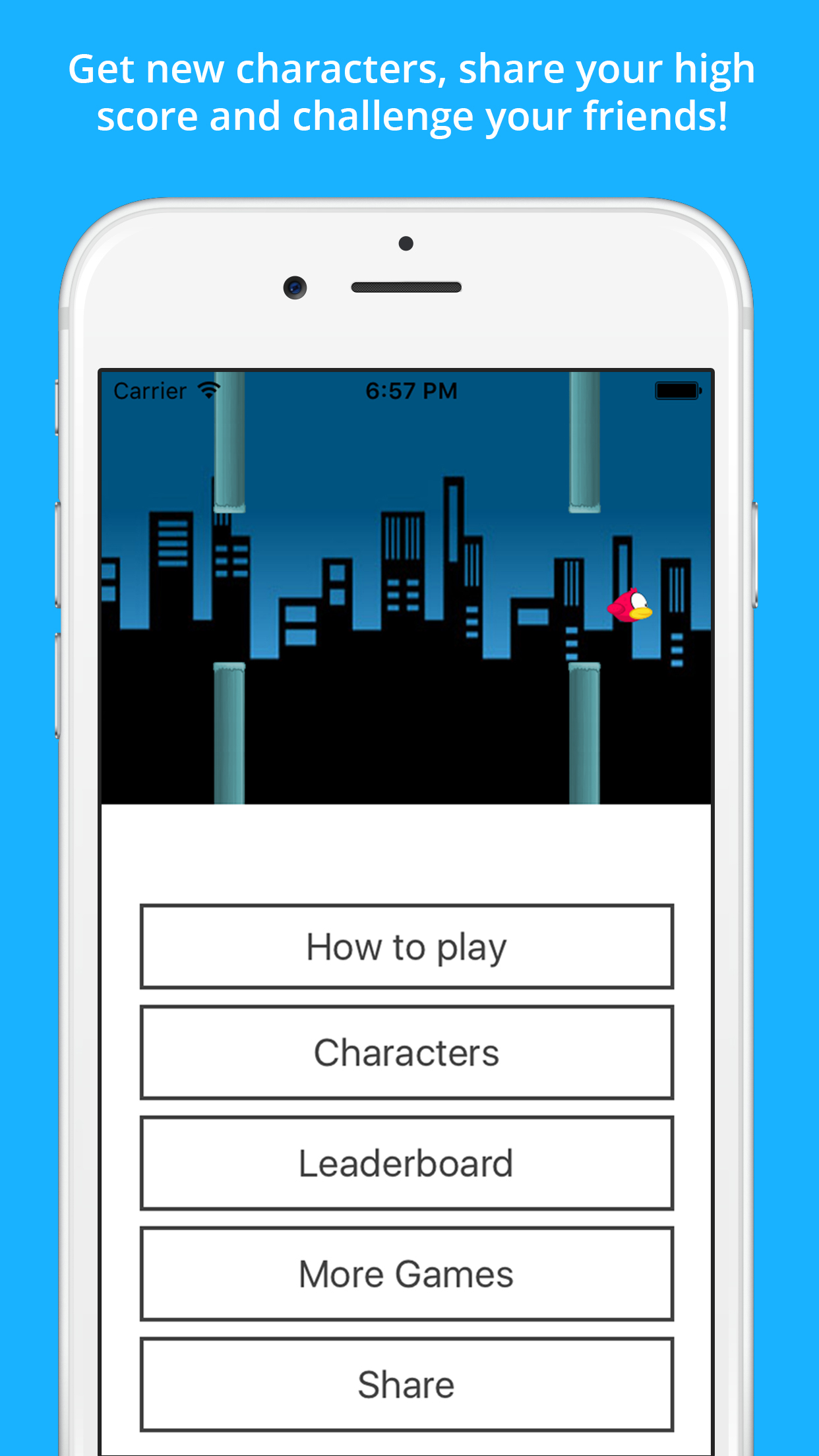 Clumsy Bird - The Trump Jumping And Switch Color Notification Widget Game screenshot 3