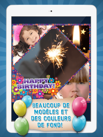 Screenshot #5 pour Anniversaire Collage de Photos - Éditeur de Images