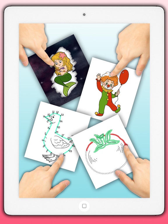 Screenshot #4 pour Livre de coloriage éducatif - Un jeu pour enfant relie les points et colorie le dessin avec le stylo magique
