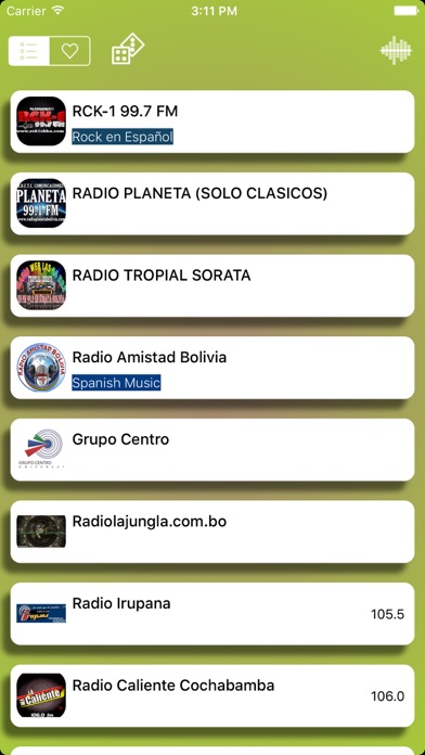 Screenshot #2 pour Radios de Bolivia en Vivo Gratis - FM AM