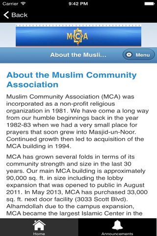 MCA.org screenshot 3