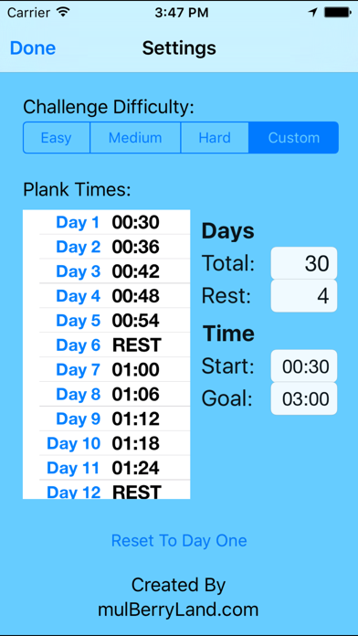Screenshot #2 pour Plank Challenge