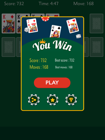 Solitaire Free+ iPad screenshot