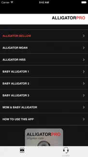 real alligator calls and alligator sounds for calling alligators (ad free) bluetooth compatible iphone screenshot 2