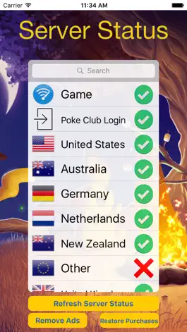 Game screenshot Server Status For Pokémon GO mod apk