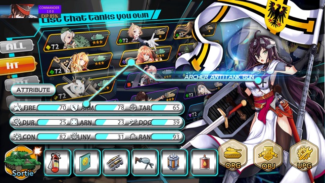 Panzer Waltz - WWII Tank Anime Game(圖4)-速報App