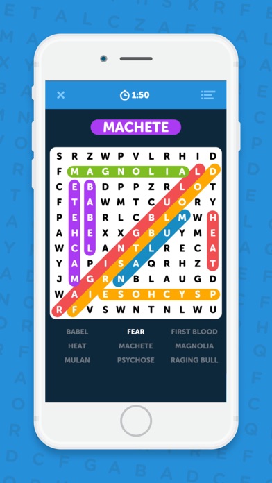 Screenshot #1 pour Infinite Word Search Puzzles+