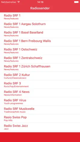 Game screenshot Radio Sender Schweiz FM Online Streaming Pro mod apk