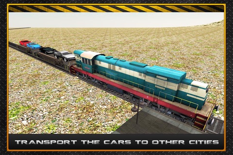 Car Cargo Transporter Train - Vehicle Transport and Heavy Freight Simulator 3D screenshot 3