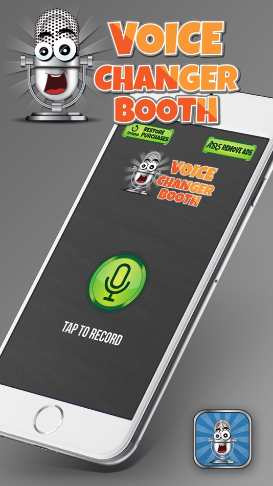 Voice Changer Booth – Sound Recorder Effects and Speech Modifier App Free - 1.0 - (iOS)