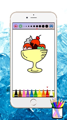 子供のためのアイスクリームの塗り絵のおすすめ画像2