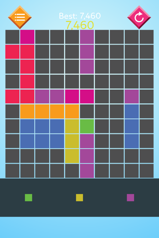 1010 Qubed Merged Blocks Grid Fit: a new color switch puzzle - 10/10 Merged Game for rolling sky screenshot 4
