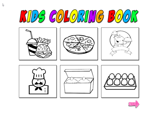 Screenshot #5 pour Enfants Coloriage alimentaire