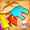 My First Wood Puzzles: Dinosaurs - A Free Kid Puzzle Game for Learning Alphabet - Perfect App for Kids and Toddlers!