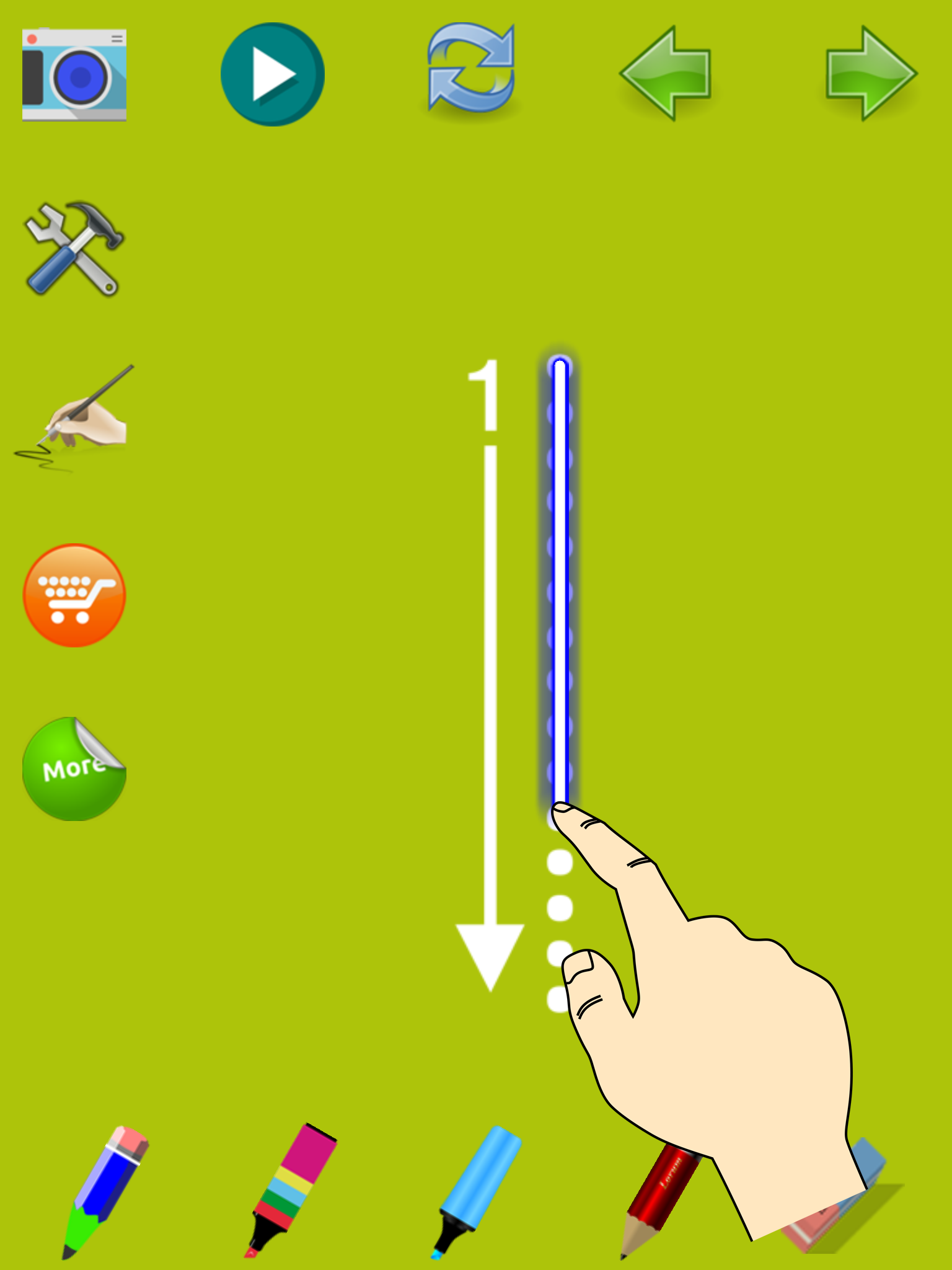 Trace Letters Wizard Level 3 screenshot 8