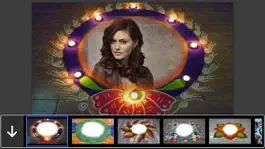 Game screenshot Rangoli Photo Frames - Instant Frame Maker & Photo Editor mod apk