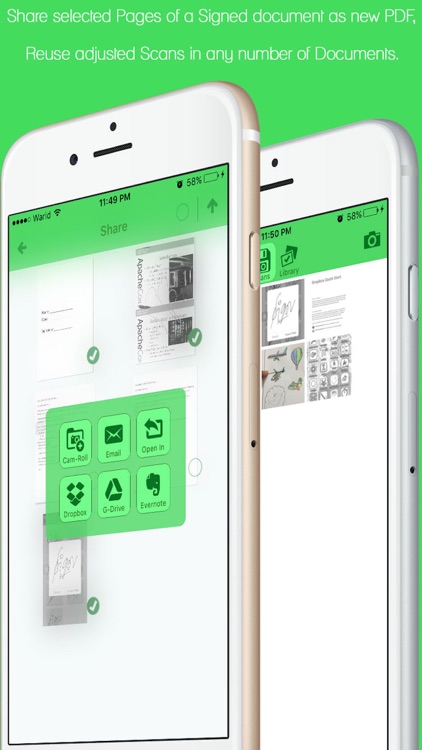 JustSign - Sign PDF n Documents, Convert any Document to PDF with Drobox, Google-Driver & Evernote screenshot-3