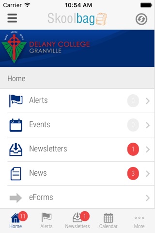 Delany College Granville - Skoolbag screenshot 2