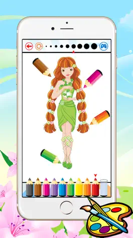 Game screenshot Принцесса и Фея Книжка-раскраска - All In 1 Drawing, краски и цвет Игры HD For Good Kid hack