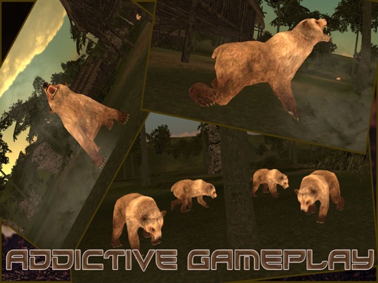 Wild Bear Hunter 2016 : Jungle Beast Hunting Simulation 3d : full fun free game iPad screenshot