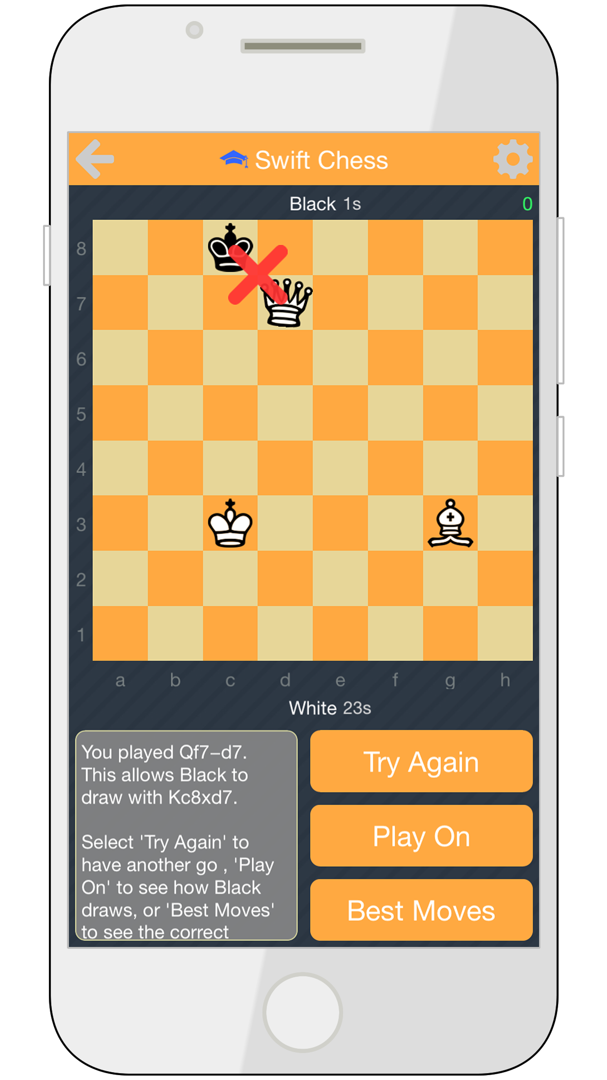Swift Chess: Endgame Puzzles