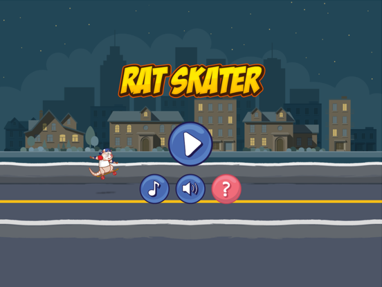 Rat Skater - Free Skate Legends Skateboard Game iPad screenshot 1 - Games app