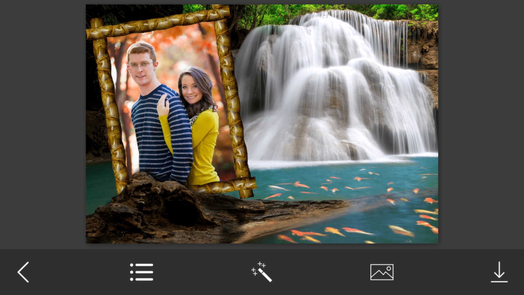 Waterfall Photo Frames - Elegant Photo frame for your lovely moments screenshot 4