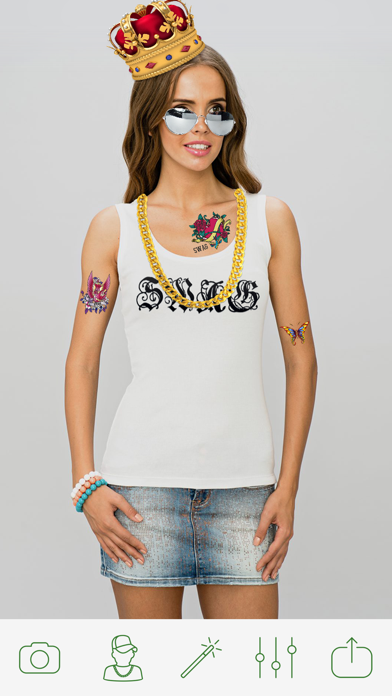 Screenshot #3 pour SWAG Photo Booth - Thug Life Stickers for MSQRD Prisma Mlvch