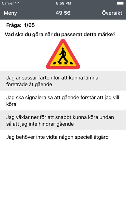 Körkortsfrågor för mc-kort - mc-jakten.se screenshot-3