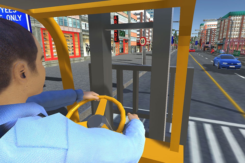 Extreme Forklifter driving 3D simulator screenshot 2