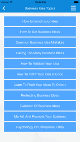 Small Business & Startup Ideas screenshot