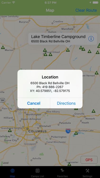 Ohio – Camping & RV spots screenshot-3