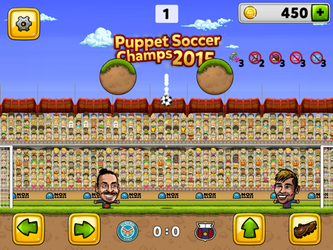 Screenshot #4 pour Puppet Soccer Champion 2015