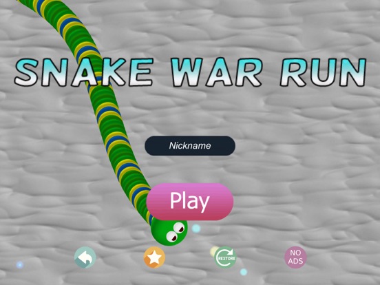 ヘビ戦争を実行 - 色のゲームを食べるのおすすめ画像1