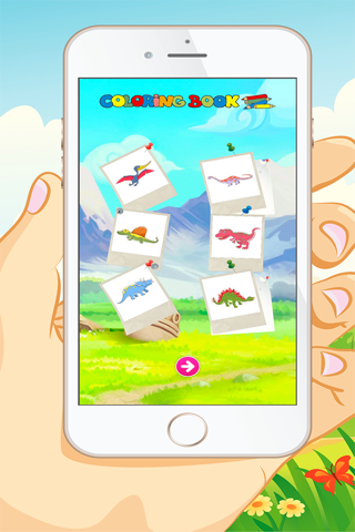 Dinosaur Coloring Book - Educational Coloring Games For kids and Toddlers Free screenshot 4