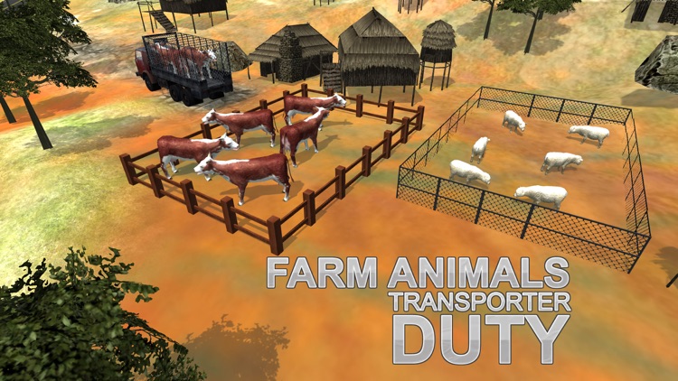 Offroad Transport Farm Animals – Truck driving & parking simulator game