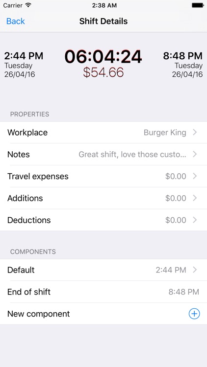Shifts - Track Your Work Hours