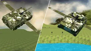Russian Tank Flying Battle Sim screenshot 2