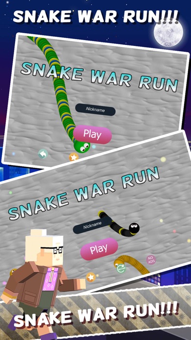 Screenshot #1 pour Guerre De Serpent Exécuter - manger des jeux de couleur