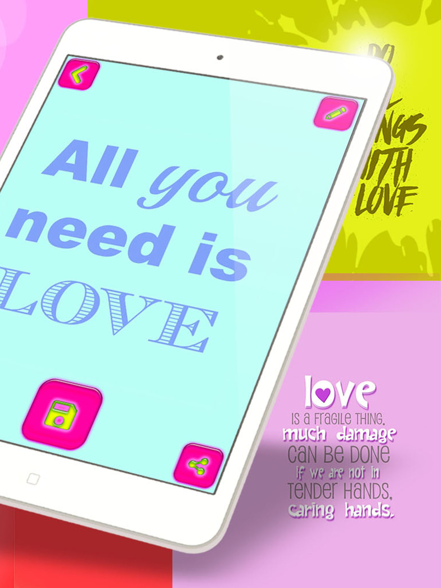 Love Quotes Wallpapers Free 2016 – Cute Backgrounds For Girls with Lock Screen Themes screenshot 7
