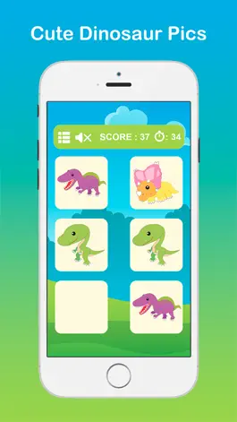 Game screenshot Dino Kids Matching - Dinosaur Memory Games Free For Kids HD mod apk