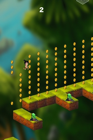 Running Man Challenge Jungle Boy Game screenshot 2