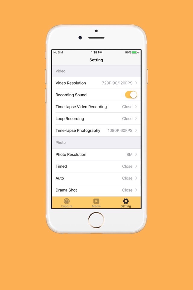 iPhone screenshot
