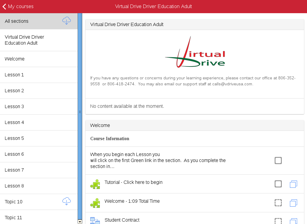 Virtual Drive Driver Education screenshot 2