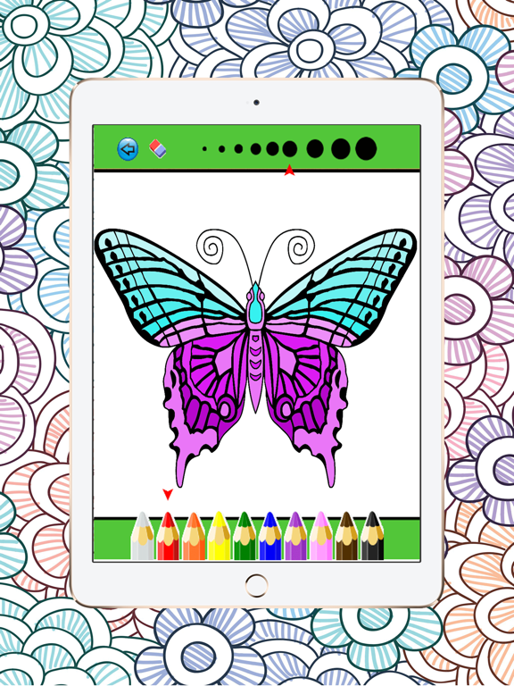 Mandala Coloring Page : Best Colors Therapy Stress Relieving Book For Adult Free iPad screenshot
